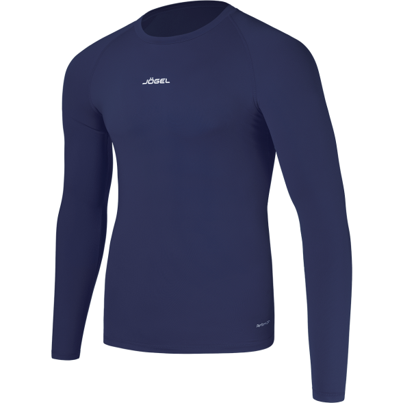 Футболка компрессионная с длинным рукавом JOGEL CAMP PerFormDRY Baselayer LS Tee, темно-синий
