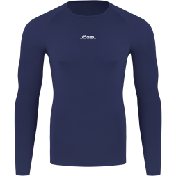 Футболка компрессионная с длинным рукавом JOGEL CAMP PerFormDRY Baselayer LS Tee, темно-синий