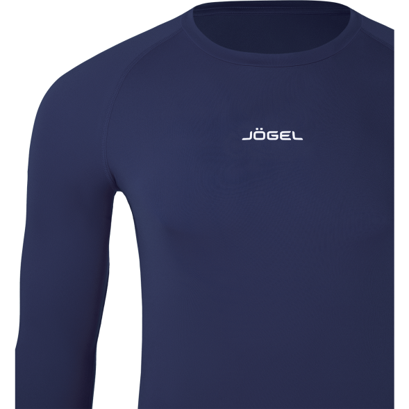 Футболка компрессионная с длинным рукавом JOGEL CAMP PerFormDRY Baselayer LS Tee, темно-синий