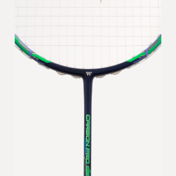 Ракетка для бадминтона WISH Carbon Pro 98, серый/зеленый