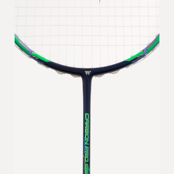 Ракетка для бадминтона WISH Carbon Pro 98, серый/зеленый