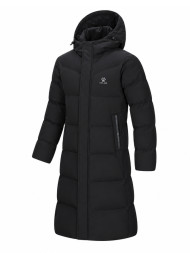 Пуховик KELME Long Down Jacket (Hooded) Black