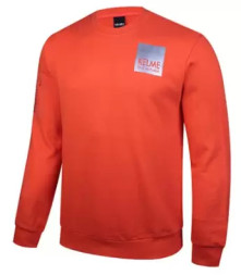 Свитшот KELME Men's Round Neck Sweater Orange