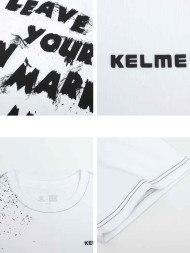 Футболка KELME Round Neck Short Sleeve T-Shirt White