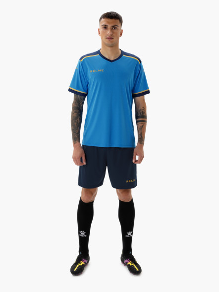 Футбольная форма KELME Football Suit (Light Blue/Dark Blue)