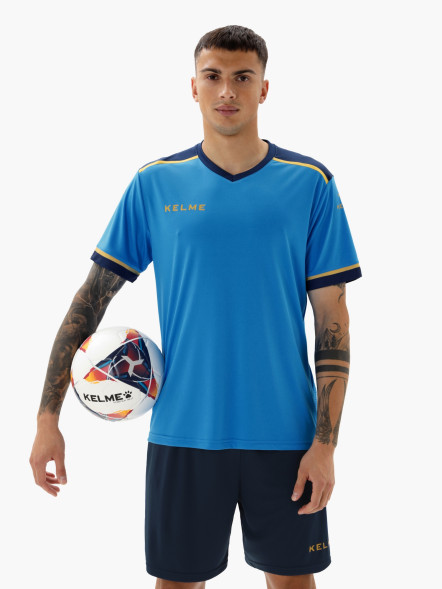 Футбольная форма KELME Football Suit (Light Blue/Dark Blue)