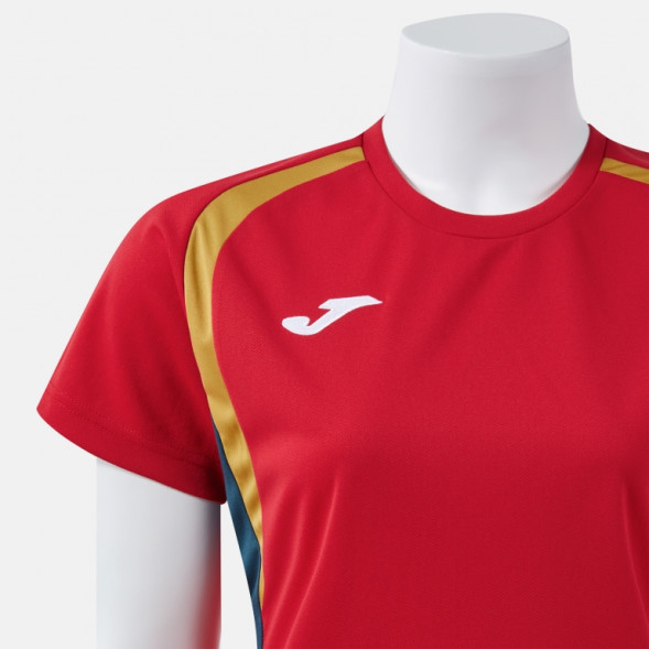 ФУТБОЛКА С КОРОТКИМ РУКАВОМ CHAMPIONSHIP 20 КРАСНЫЙ ТЁМНО-СИНИЙ