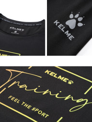 Футболка KELME Round Neck Short Sleeve T-Shirt Black