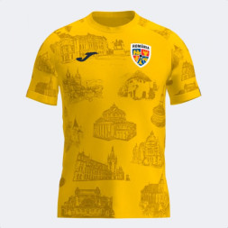 ФУТБОЛКА С КОРОТКИМ РУКАВОМ ПРЕДВАРИТЕЛЬНЫЙ РАЗМИНКА. ФЕД. ФУТБОЛ РУМЫНИЯ