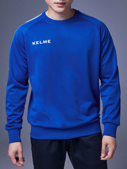 Свитшот KELME Knitted Round Neck Sweater Blue