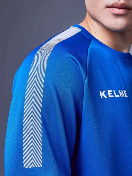 Свитшот KELME Knitted Round Neck Sweater Blue