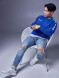 Свитшот KELME Knitted Round Neck Sweater Blue