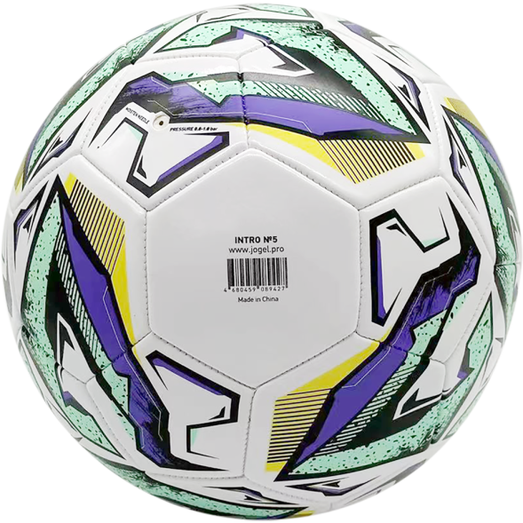 Мяч футбольный JÖGEL Intro №5, белый