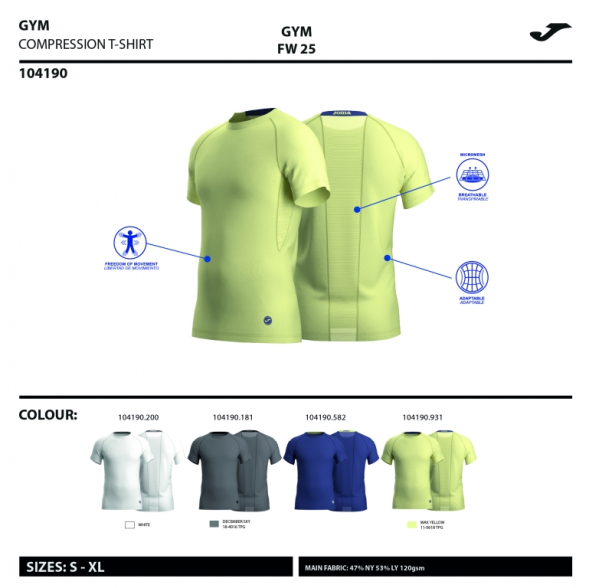 CAMISETA MANGA CORTA CORE AZUL