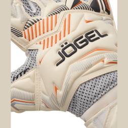 Перчатки вратарские JÖGEL MAGNUM UL4 Roll-Hybrid, белый