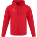 Худи на молнии JOGEL ESSENTIAL Cotton FZ Hoodie, красный