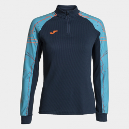 SUDADERA ELITE IX MARINO TURQUESA