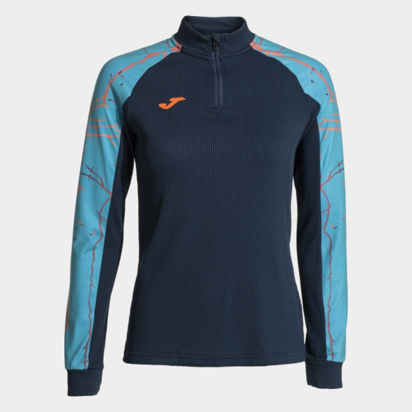 SUDADERA ELITE IX MARINO TURQUESA