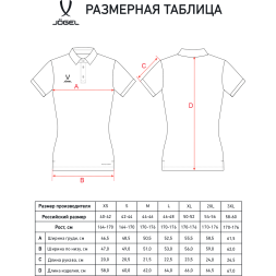 Поло женское JÖGEL PREMIER PerFormDRY CVC Polo W, красный