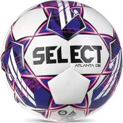 Мяч футб. SELECT Atlanta DB, 0575960900, р.5, FIFA Basic, 32пан, гл.ТПУ, гибрид.сш, бело-фиолетовый
