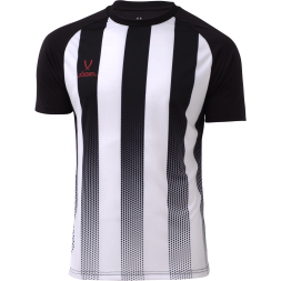 Футболка игровая JÖGEL CAMP Striped Jersey, белый/черный, детский