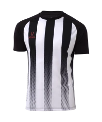 Футболка игровая JOGEL CAMP Striped Jersey, белый/черный, детский