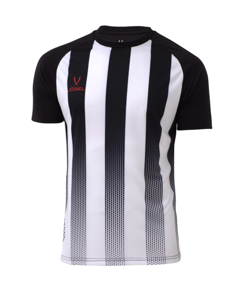 Футболка игровая JOGEL CAMP Striped Jersey, белый/черный, детский