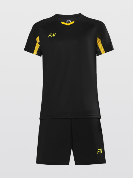 Детская футбольная форма FN Fame Kid (Black/Yellow)