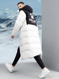 Пуховик KELME Long Down Jacket White