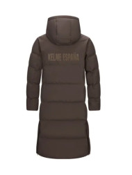 Пуховик KELME Long Down Jacket (Hooded) Dark Brown