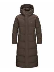 Пуховик KELME Long Down Jacket (Hooded) Dark Brown