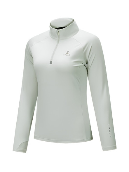 Лонгслив KELME Half Cardigan Long Sleeve T-Shirt Grey