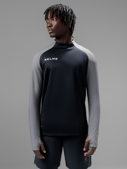 Лонгслив KELME Training Jacket (Black/Dark Grey)