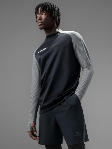 Лонгслив KELME Training Jacket (Black/Dark Grey)