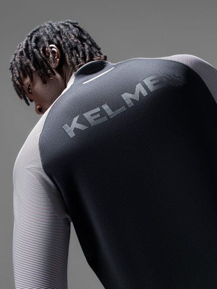 Лонгслив KELME Training Jacket (Black/Dark Grey)