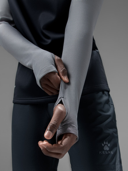 Лонгслив KELME Training Jacket (Black/Dark Grey)