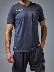 Судейская форма KELME Short Sleeve Refree Set Dark Grey