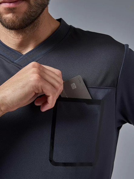 Судейская форма KELME Short Sleeve Refree Set Dark Grey