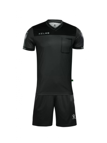 Судейская форма KELME Short Sleeve Refree Set Dark Grey