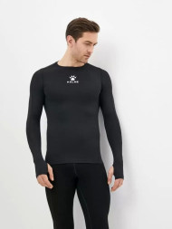 Термобелье (верх) утепленное KELME Men's Long Sleeve T-Shirt Black