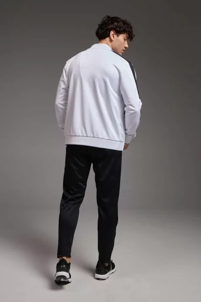 Детский спортивный костюм KELME Tracksuit (White/Black)