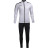 Детский спортивный костюм KELME Tracksuit (White/Black)