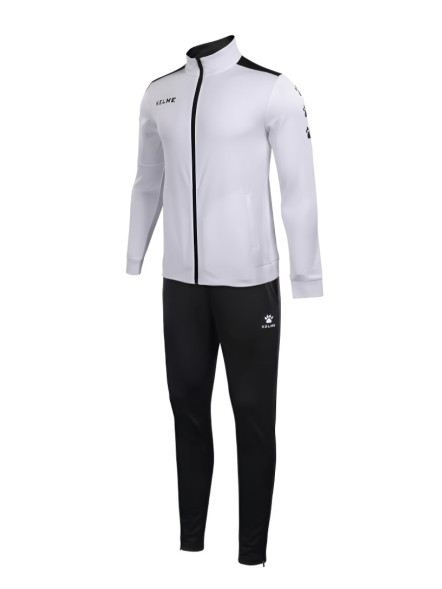 Детский спортивный костюм KELME Tracksuit (White/Black)