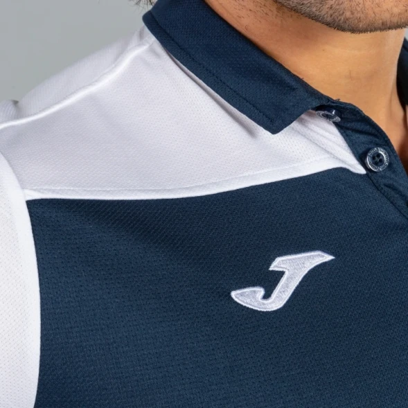 Поло JOMA HOBBY Темно синий-белый