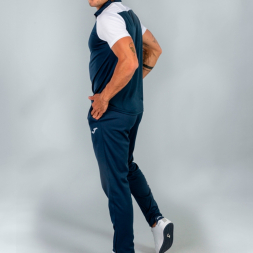 Поло JOMA HOBBY Темно синий-белый