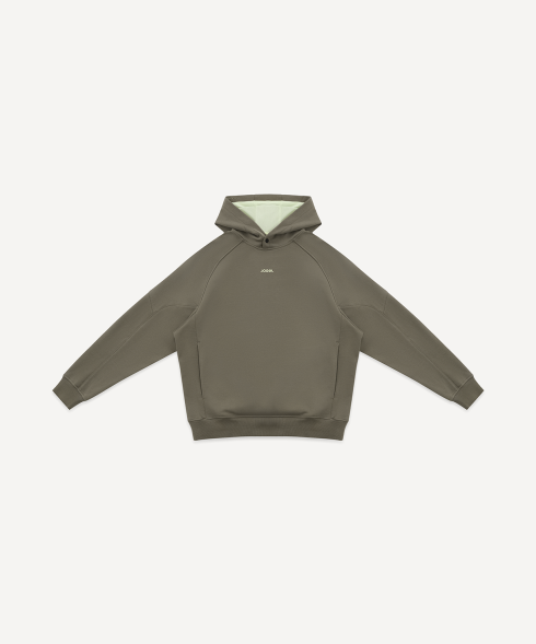 Худи JOGEL Power Inside Hoodie W Relaxed Fit, оливковый