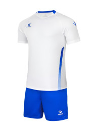 Футбольная форма KELME Short Sleeve Football Suit (White/Blue)