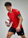 Футбольная форма KELME Short-Sleeved Football Suit (Red/Black)
