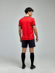Футбольная форма KELME Short-Sleeved Football Suit (Red/Black)