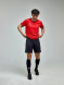 Футбольная форма KELME Short-Sleeved Football Suit (Red/Black)